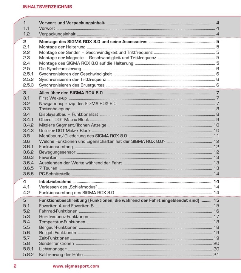 Sigma ROX 8.0 instructions