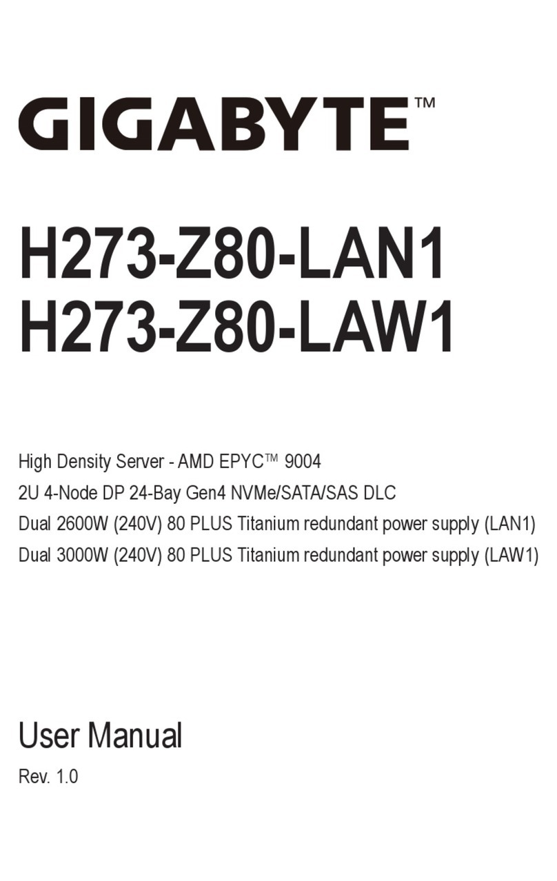 Gigabyte H273-Z80-LAN1 User manual