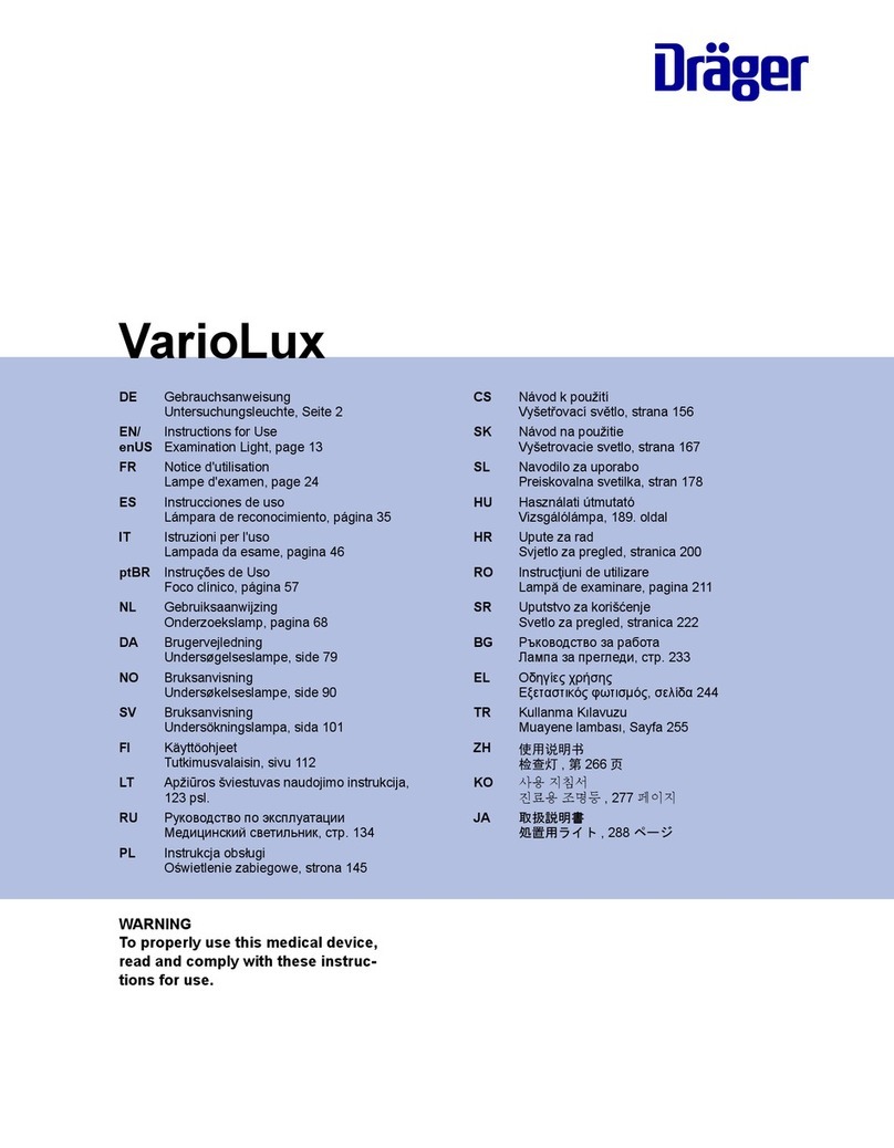 Dräger VarioLux Instructions for use