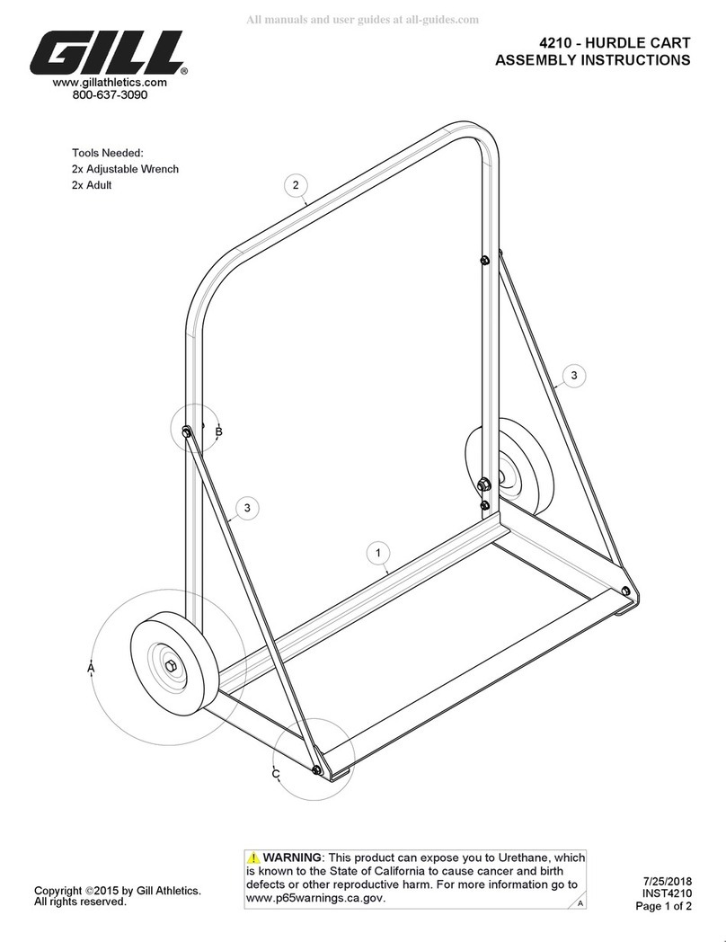 Gill 4210 Assembly instructions Gill 4210 Assembly instructions