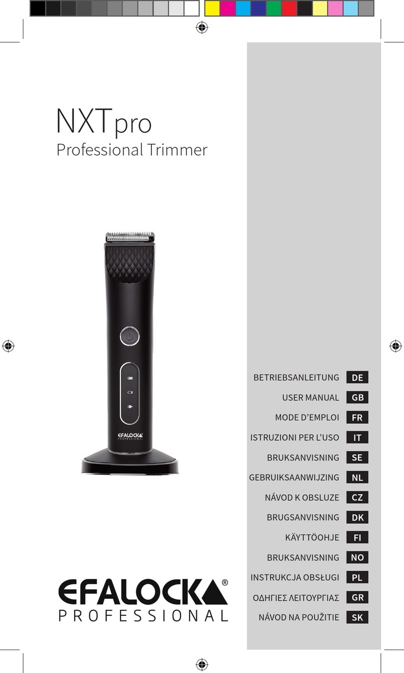 EFALOCK Professional NXTpro user manual