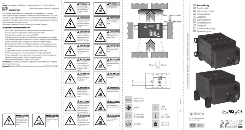 STEGO CS 030 User manual