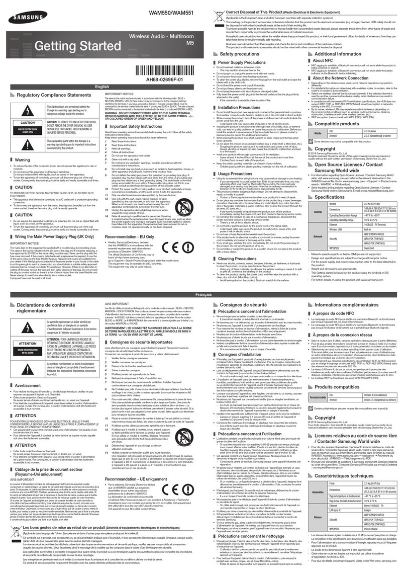 Samsung M5 User manual
