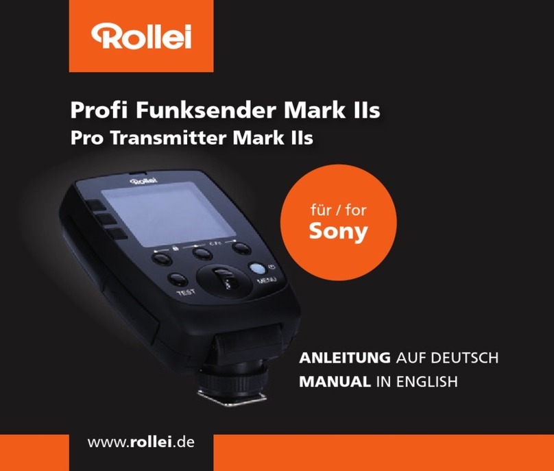 Rollei Pro Transmitter Mark IIs manual