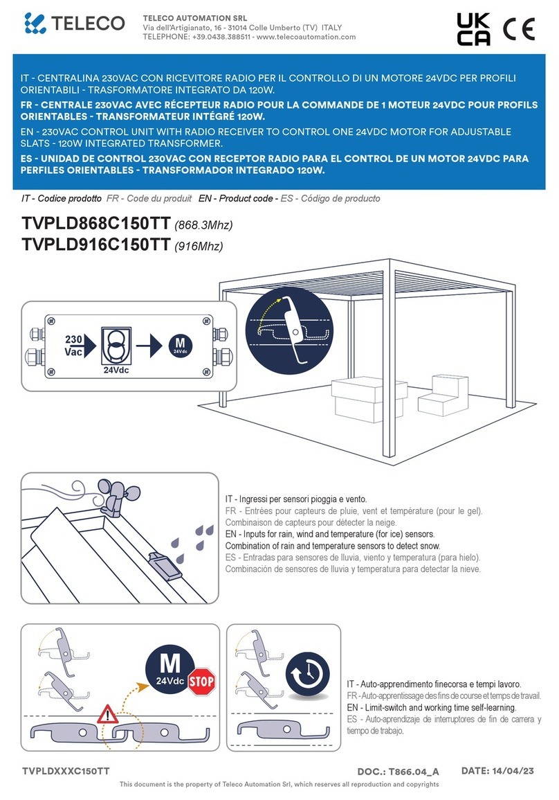 Teleco TVPLD868C150TT User manual
