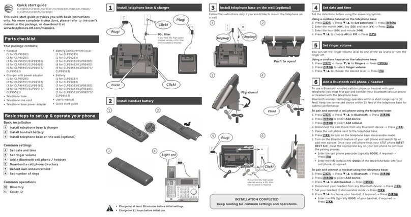 AT&T CLP99573 User manual