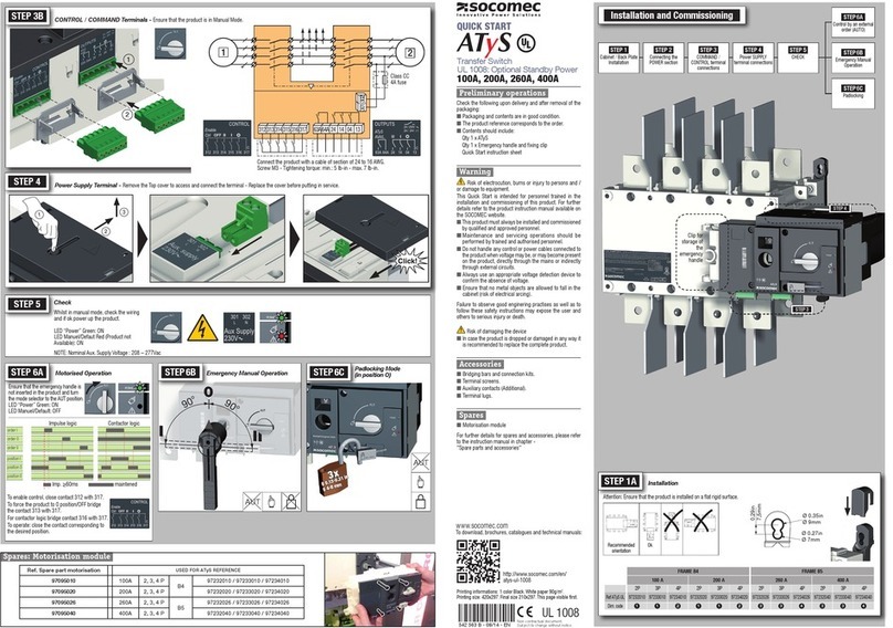 socomec 97232010 User manual