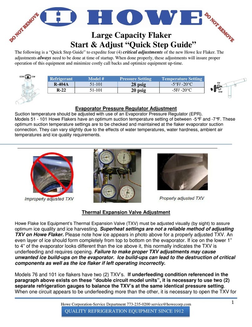 Howe R-404A User manual
