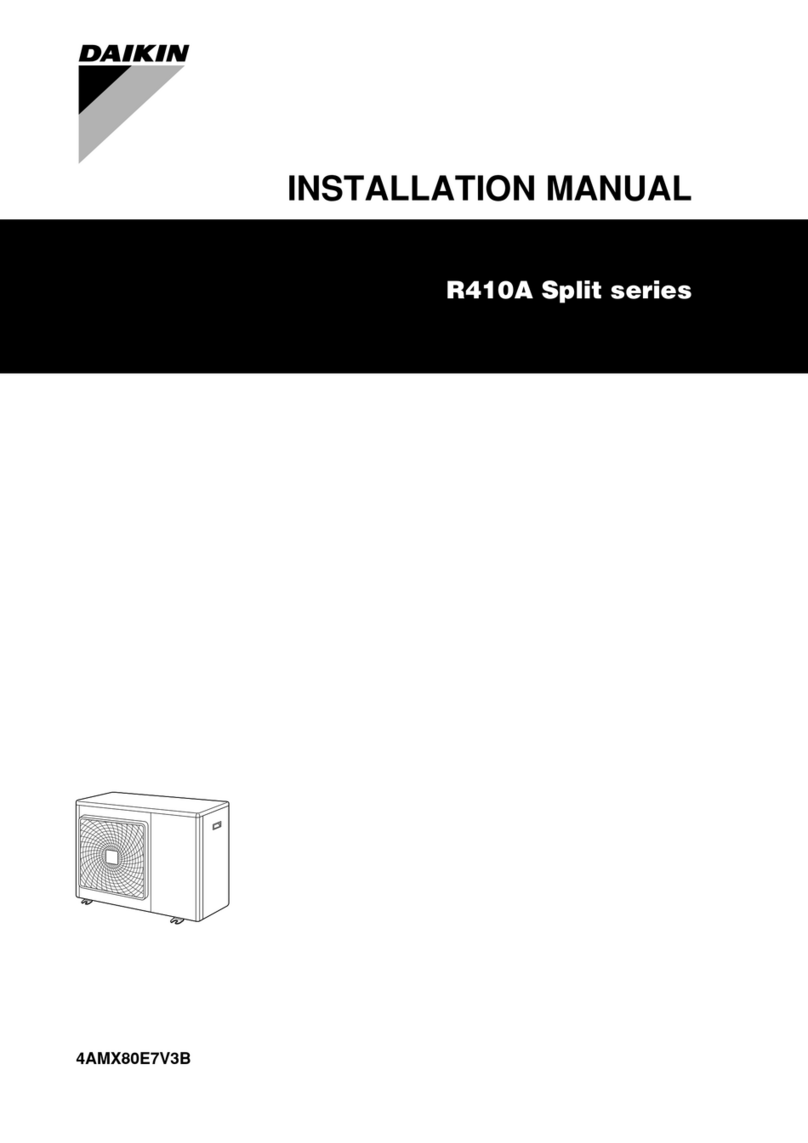 Daikin 4AMX80E7V3B installation manual Daikin 4AMX80E7V3B installation manual