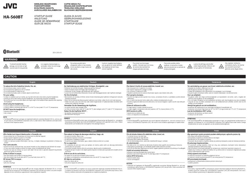 JVC HA-S60BT-B-E User guide