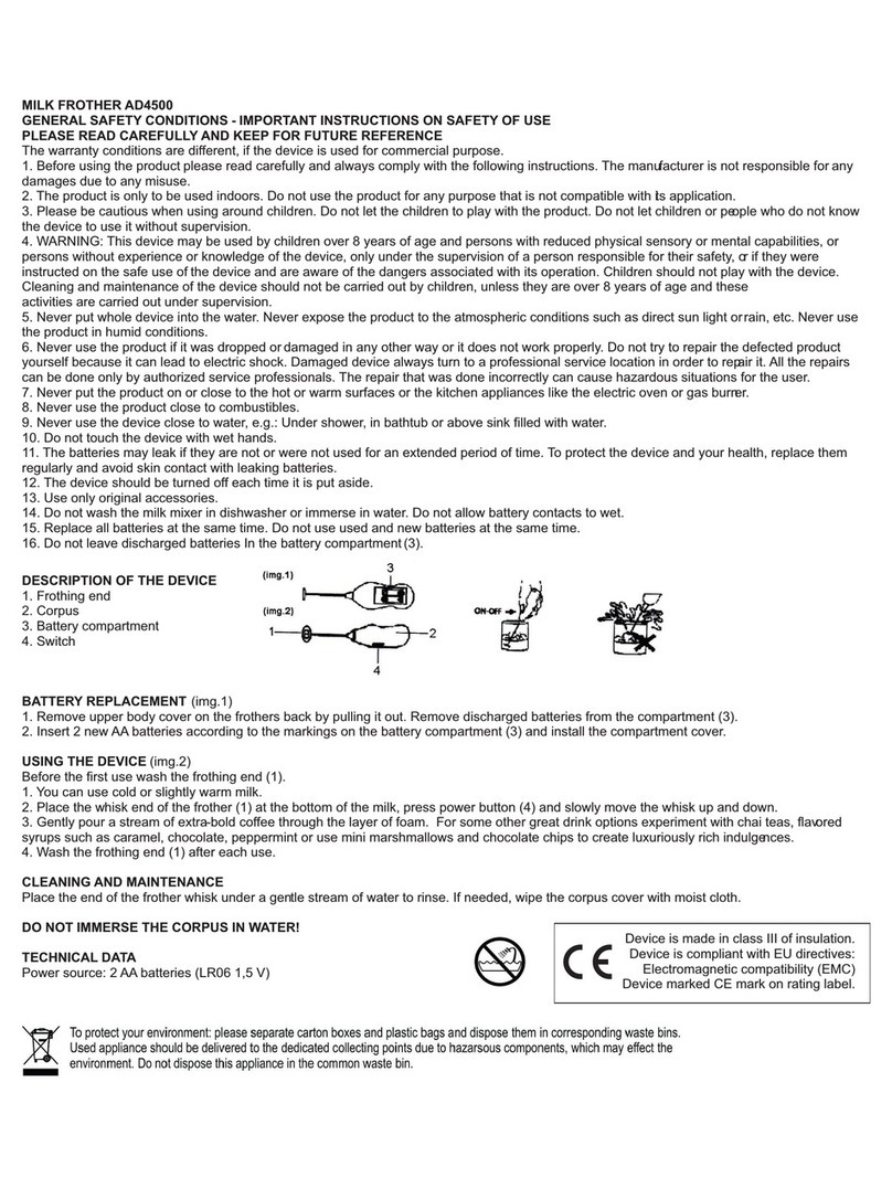 Adler AD4500 User manual