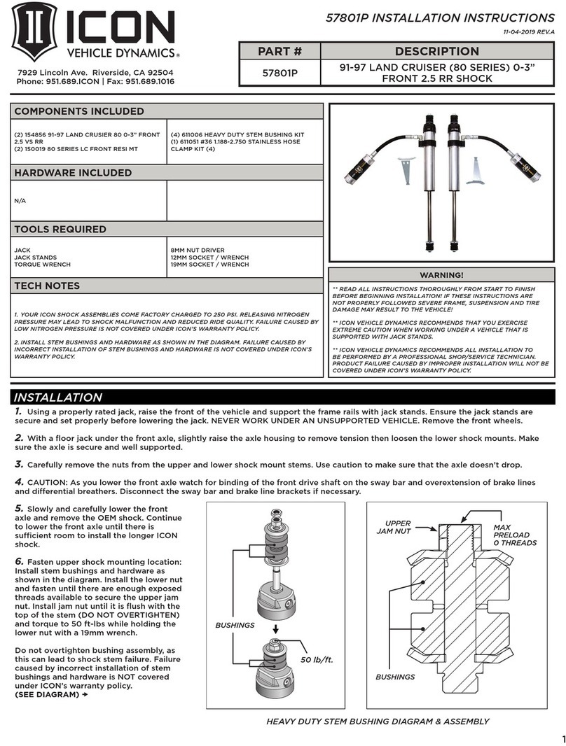 ICON 57801P User manual ICON 57801P User manual