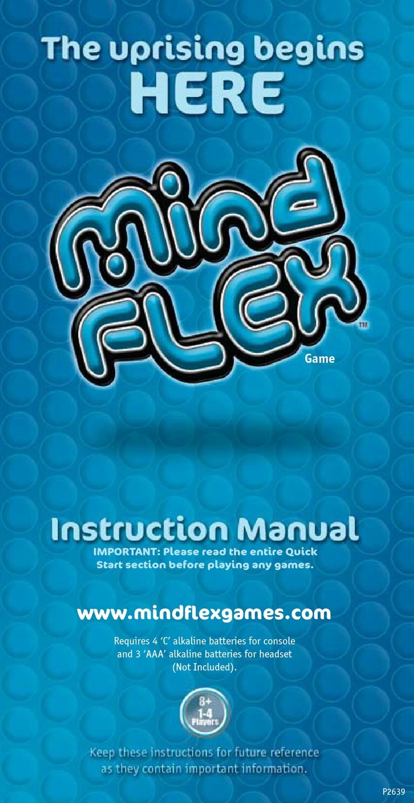 Mattel Mind Flex P2639 instruction manual