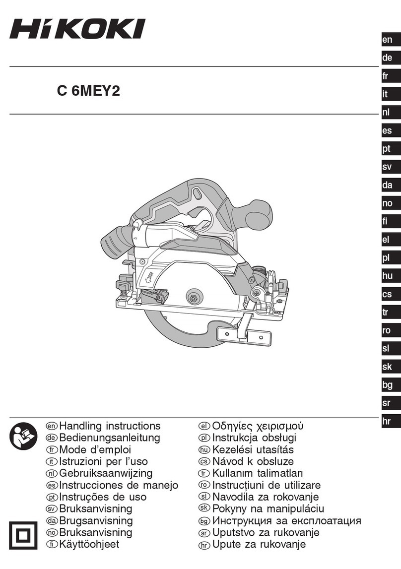 HIKOKI C 6MEY2 User manual HIKOKI C 6MEY2 User manual