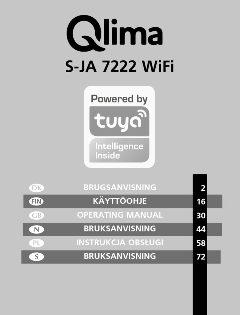 Qlima S-JA 7222 WiFi User manual