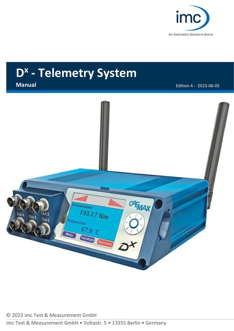 Axiometrix Solutions imc CAEMAX Dx manual