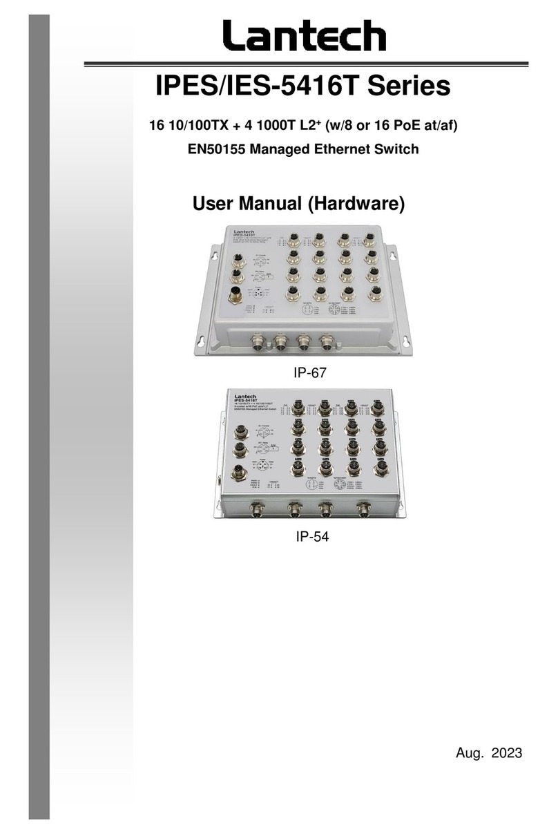Lantech IES-5416T Series user manual