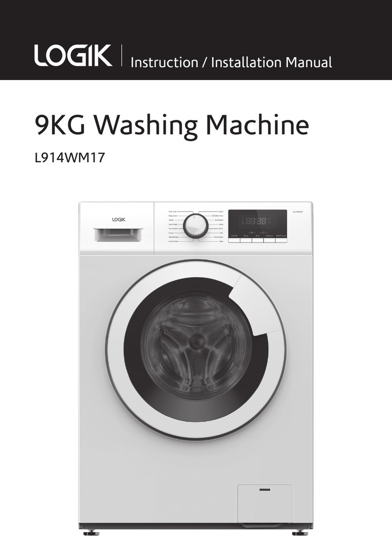 Logik L914WM17 installation manual