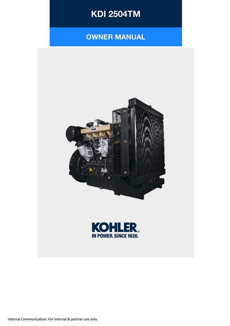 Kohler KDI 2504TM User manual