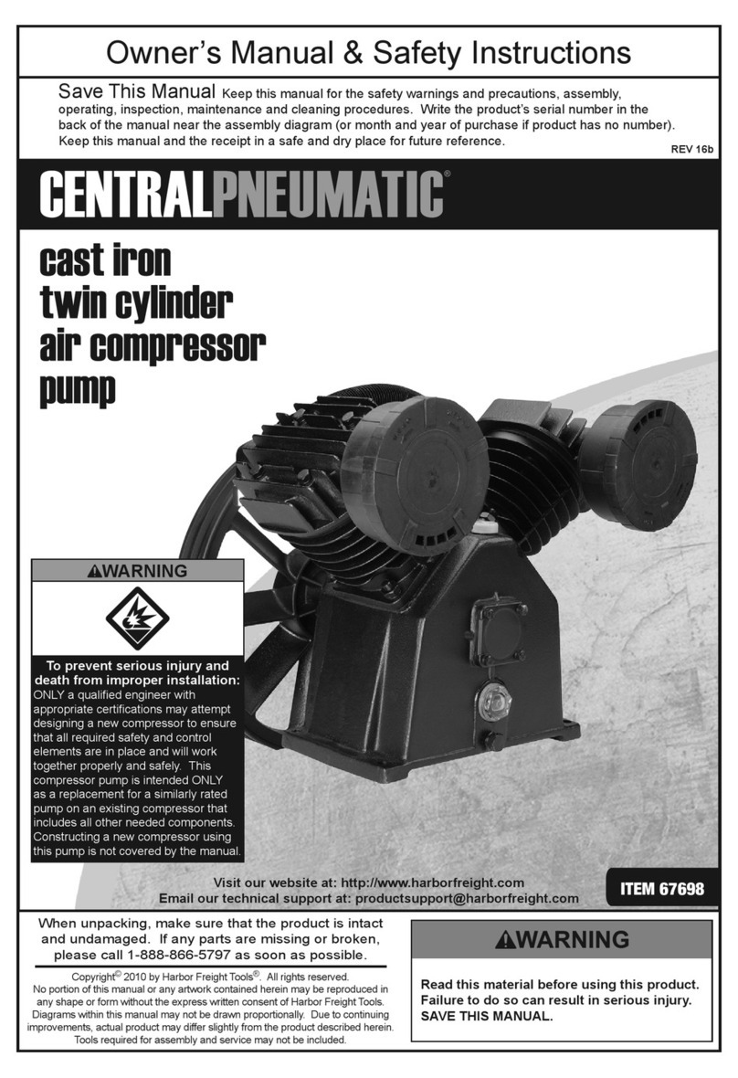 Central Pneumatic 67698 owner's manual