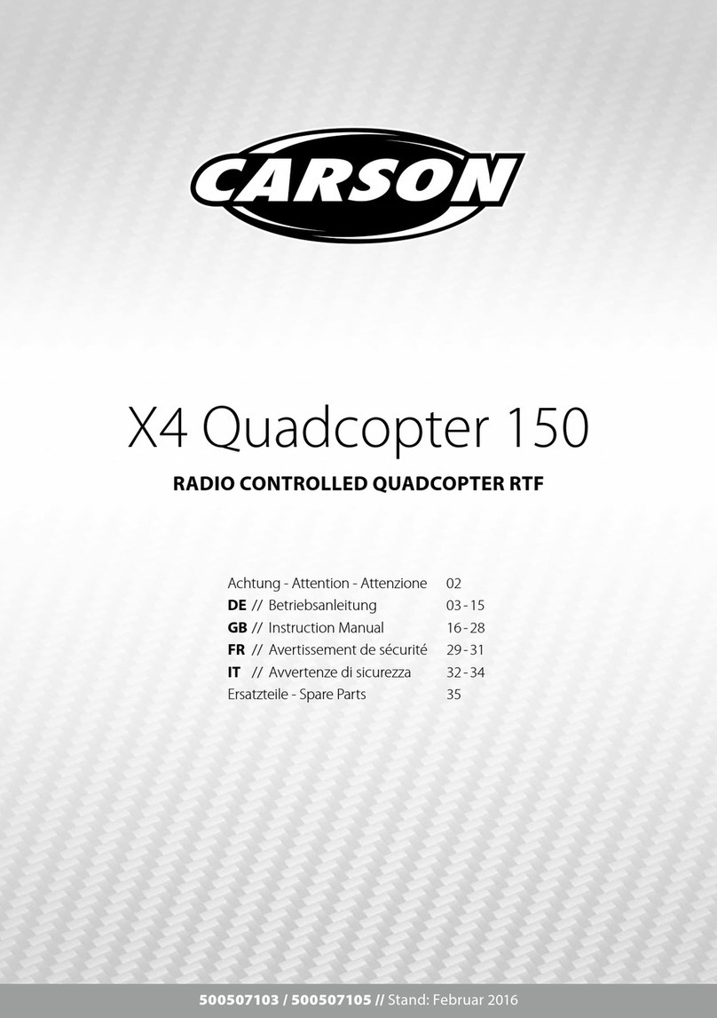 Carson X4 Quadcopter 150 User manual