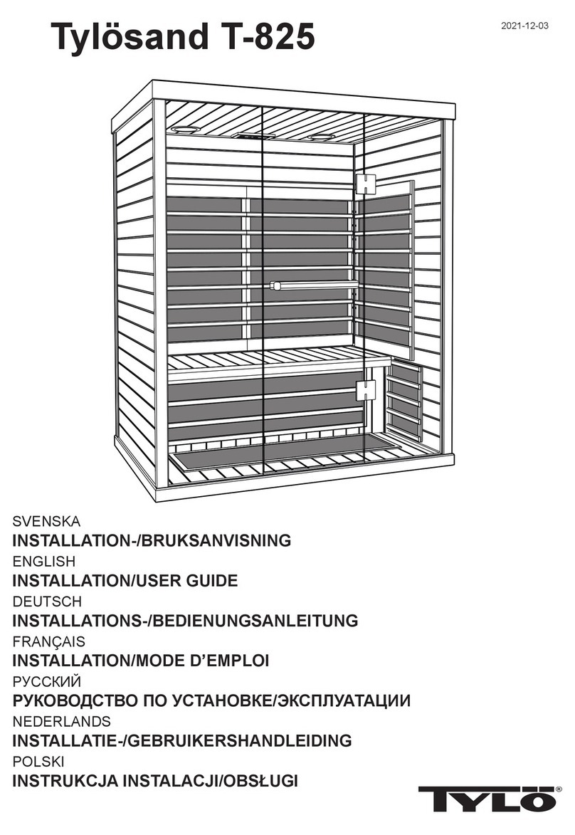 Tylo Tylosand T-825 Installation & user guide