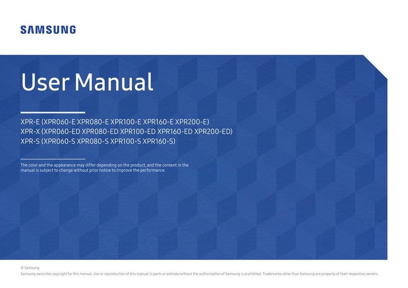 Samsung XPR-E Series user manual Samsung XPR-E Series user manual