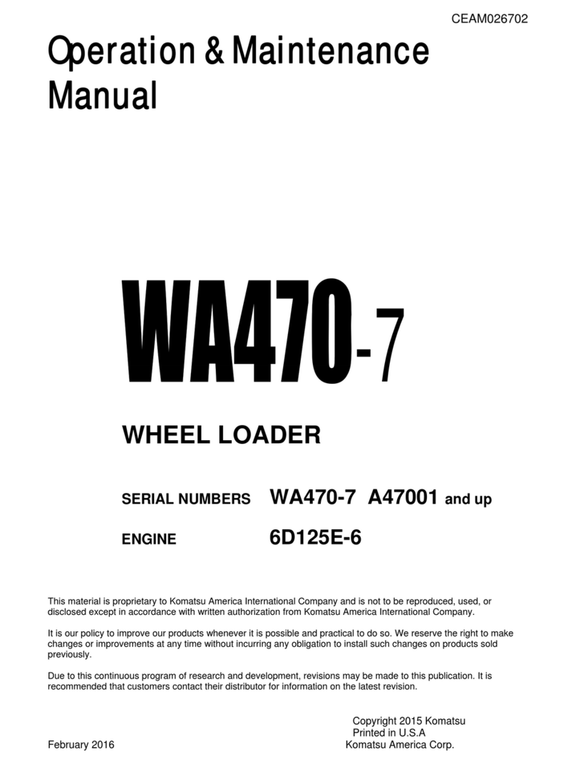 Komatsu A47001 Manual