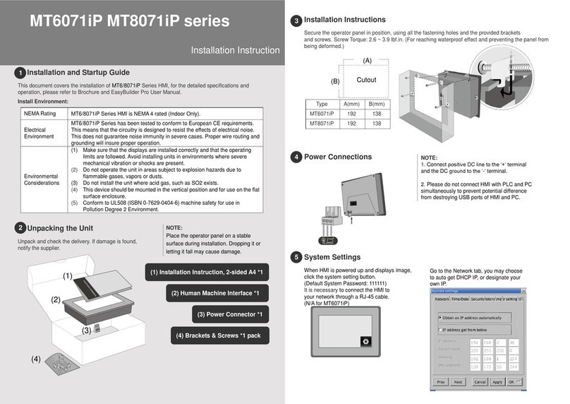 KEPCO MT6071iP Series User manual