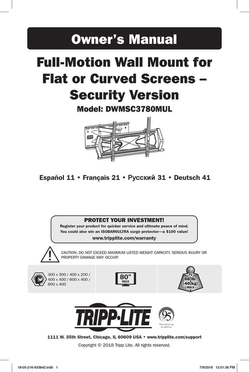 Tripp Lite DWMSC3780MUL User manual