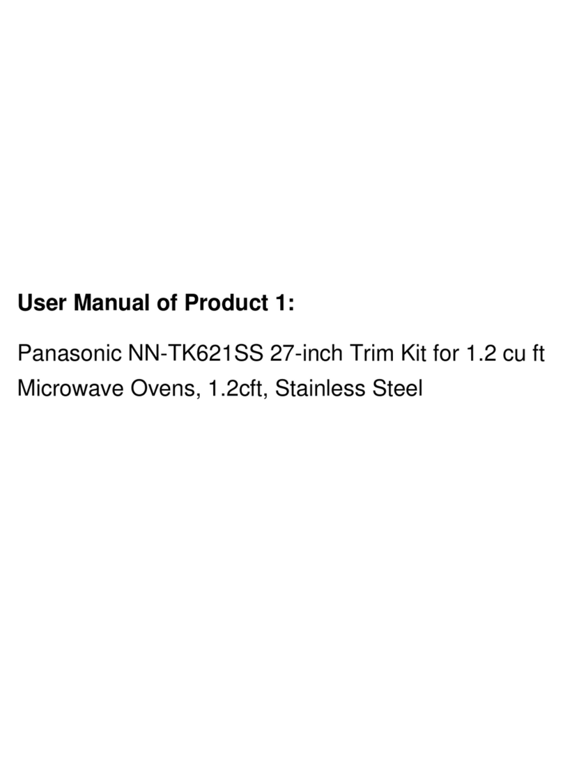 Panasonic Inverter NN-TK621SS User manual