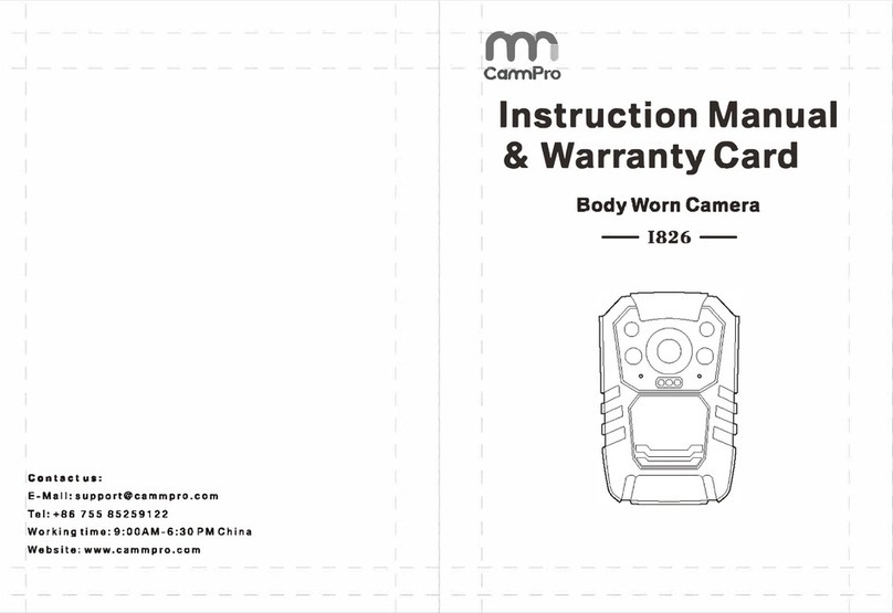 CamPro I826 Instruction manual & warranty card