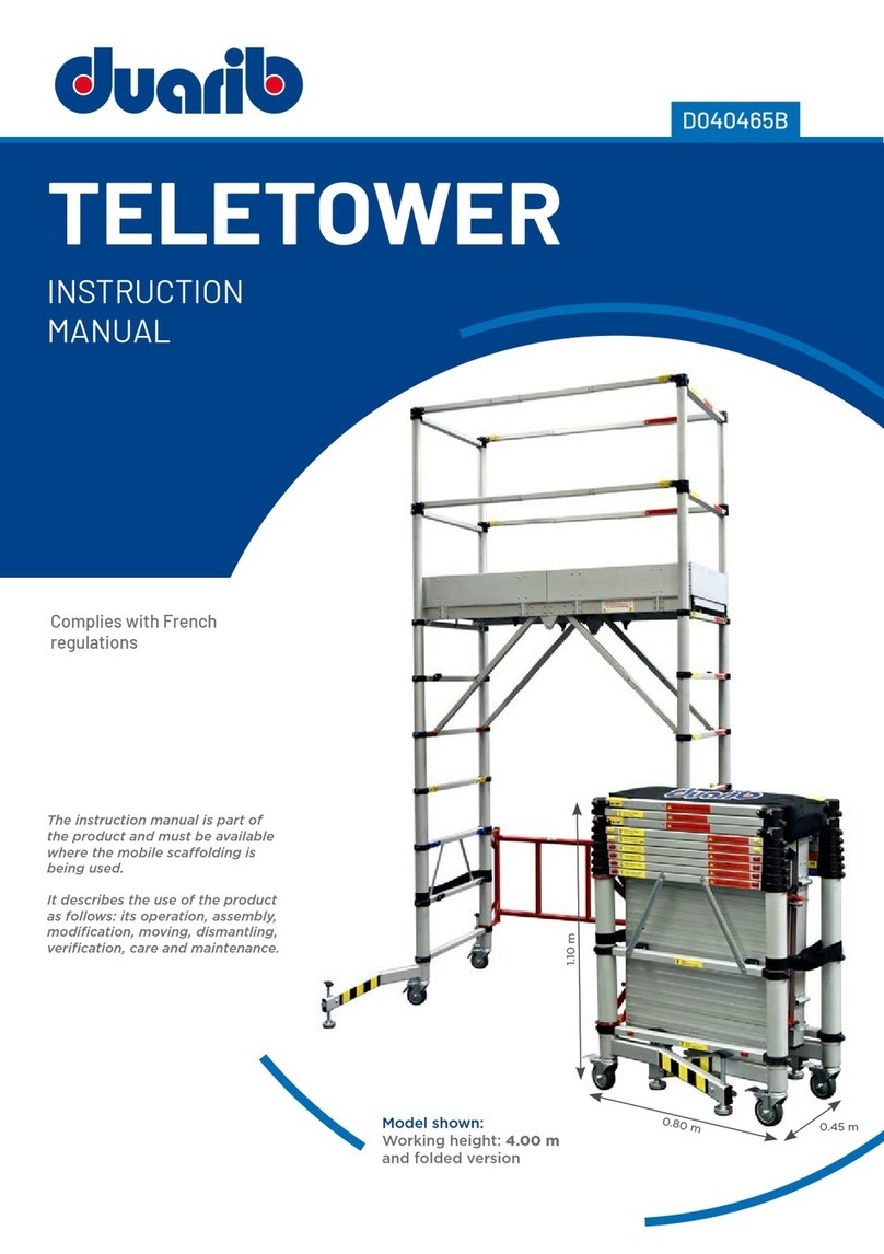 Duarib TELETOWER D040465B User manual