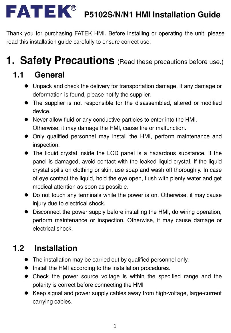 FATEK P5102S User manual