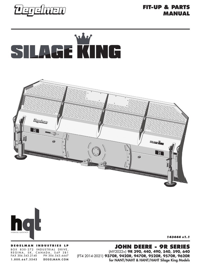 Degelman SILAGE KING User manual