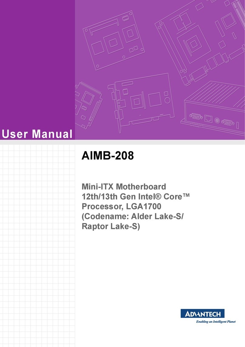 Advantech AIMB-208 User manual