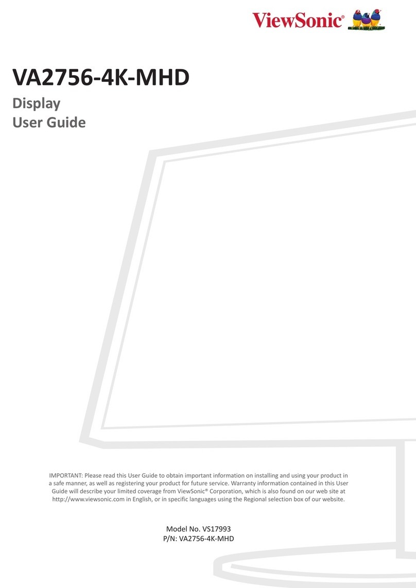 ViewSonic VA2756-4K-MHD User manual