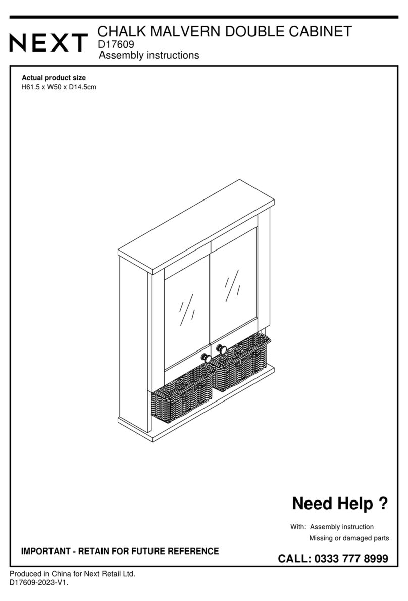 Next CHALK MALVERN D17609 User manual Next CHALK MALVERN D17609 User manual