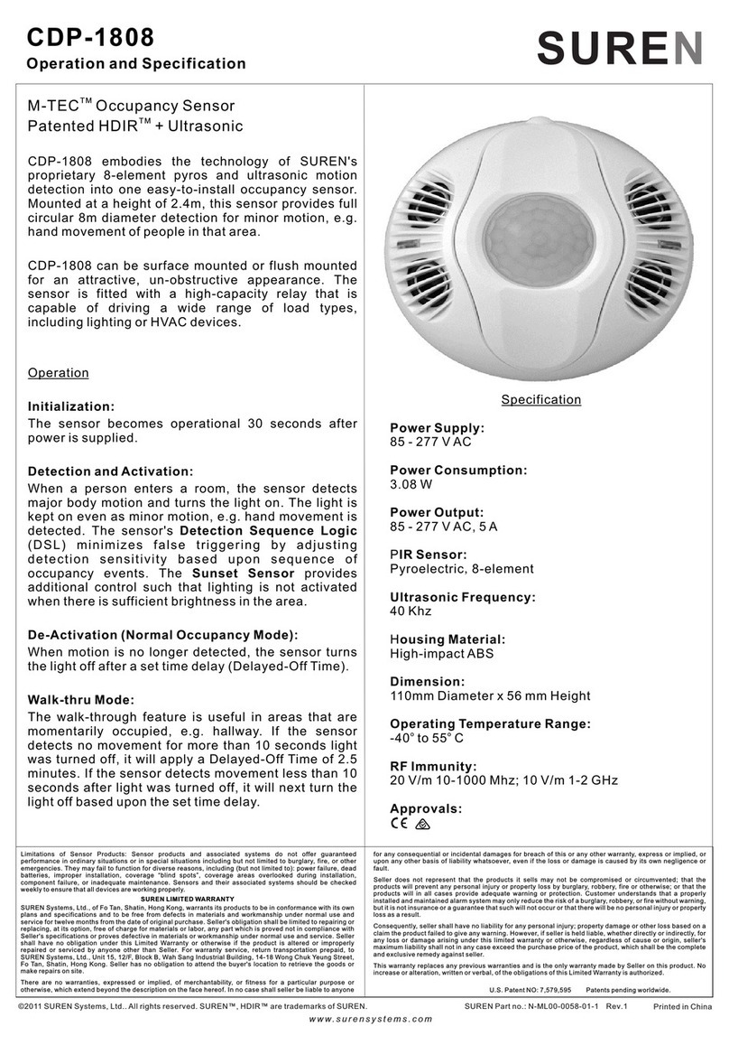 SUREN M-TEC CDP-1808 manual