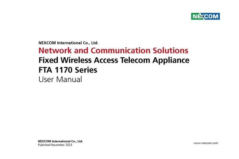 Nexcom FTA 1170 Series user manual