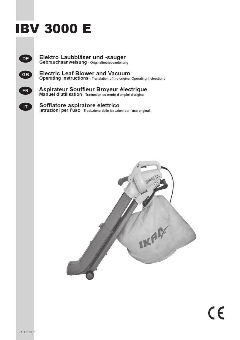 Ikra IBV 3000 E operating instructions
