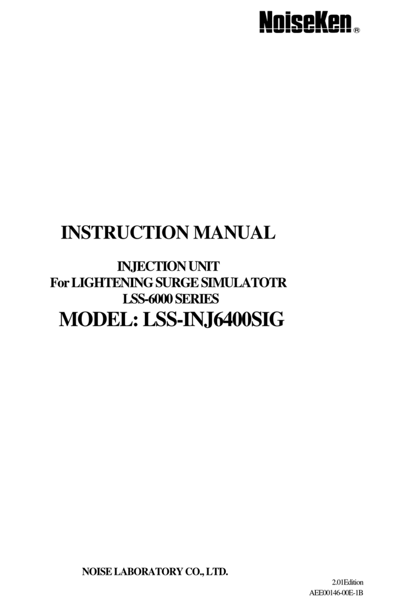 NoiseKen LSS-6000 Series instruction manual