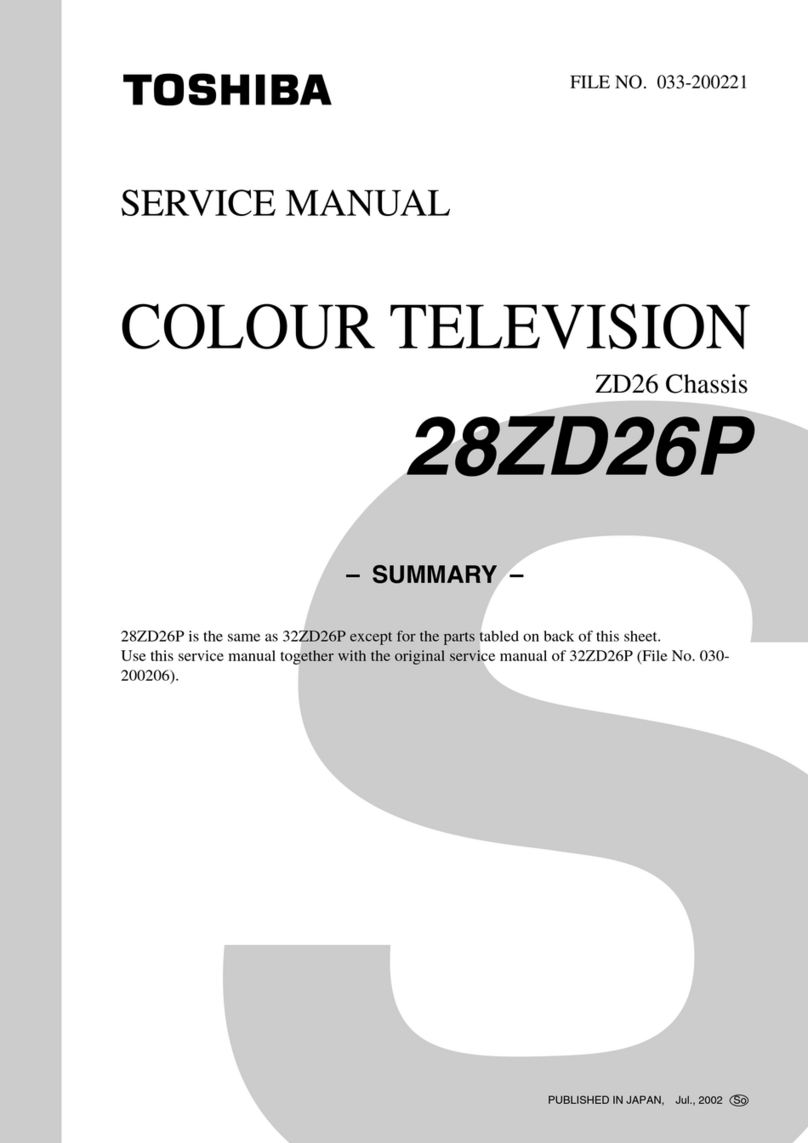 Toshiba 28ZD26P User manual Toshiba 28ZD26P User manual