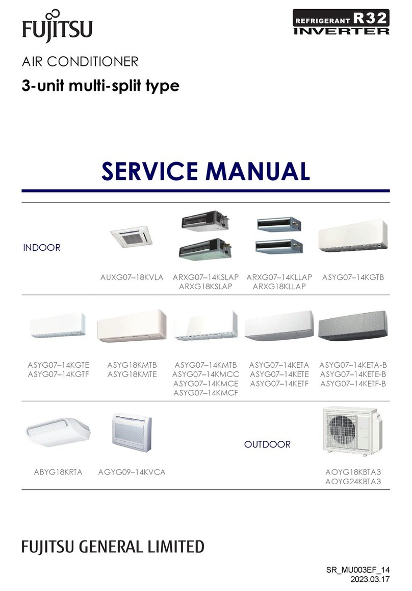 Fujitsu ASYG07-14KGTF User manual