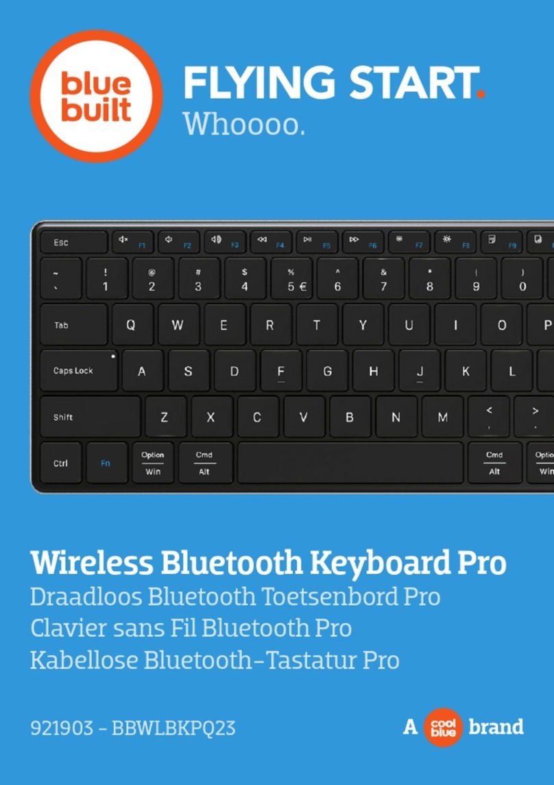 cool blue BlueBuilt Pro 921903 manual