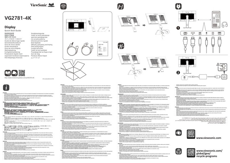 ViewSonic VG2781-4K User manual