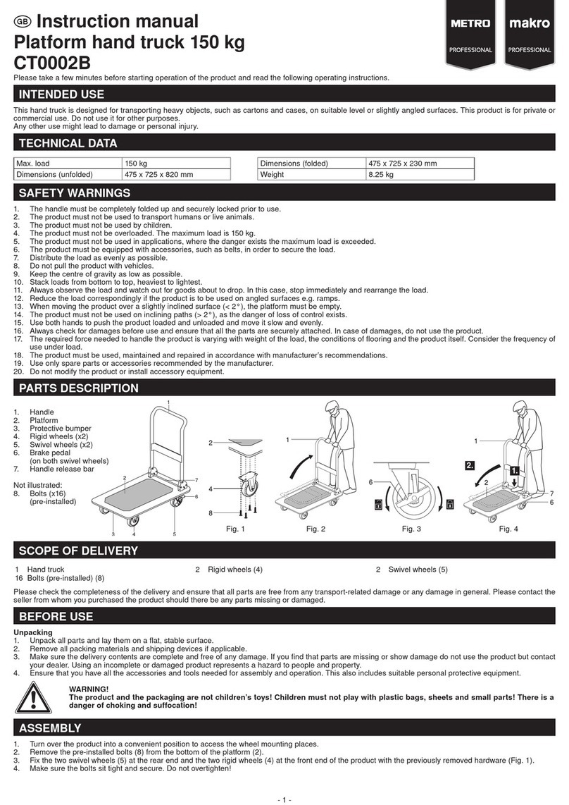 Metro DataVac CT0002B User manual