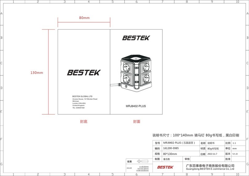 BESTEK MRJ8402-PLUS manual