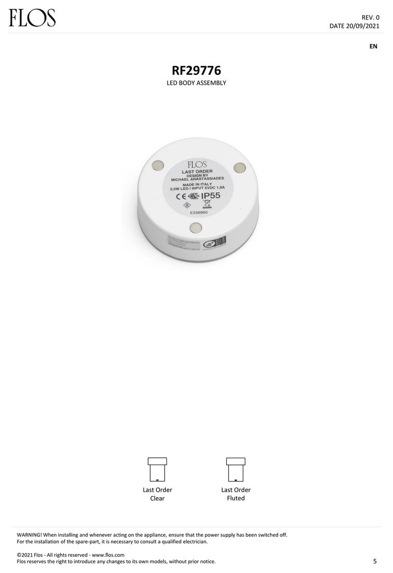 FLOS RF29776 User manual