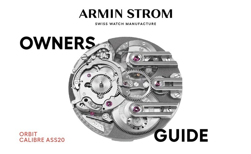 Armin Strom ORBIT User manual Armin Strom ORBIT User manual